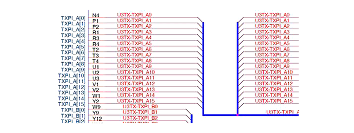 図1_回路図では多くの配線をまとめて1本で表示し、線が交差しても構わない