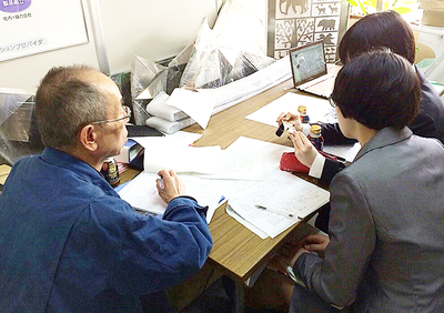 プリント基板設計の様子